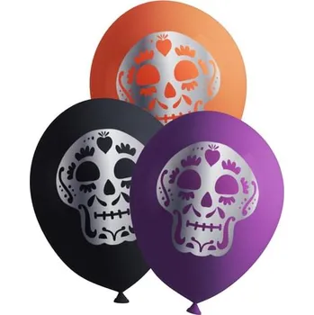 Balónek Funiglobal - 8 balónků Day of the Dead Catrina - Day of the Dead -