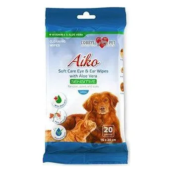 Vlhčený ubrousek Utěrky vlhčené Aiko Soft Care Sensitive 16x20cm 20ks