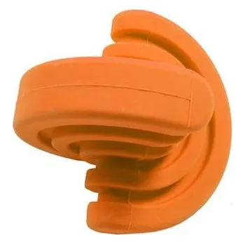 Hračka pro psa Hračka EBI+ Crack me up - lopta na lízanie oranžová 7,8x7,8x7,8cm