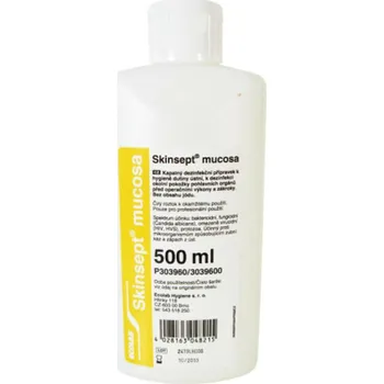 Dezinfekce Skinsept Mucosa 0,5l - Dezinfekce úst, hltanu a pokožky