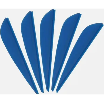 Příslušenství pro luk a kuši Plastová křidélka letka na šípy 3" / 75mm modrá