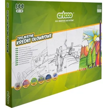 Pastelka Cricco Pastelky Cricco, 12x 12 barev, 144 pastelek