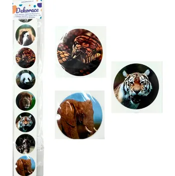 samolepka St316, samolepky SAFARI - 1bal.