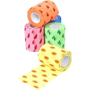 Bandáž KRUUSE Fun-Flex Summer 10 cm x 4,5 m, 10 ks