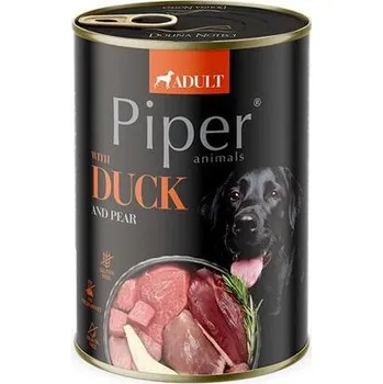 Krmivo pro psa NEW PIPER s kachnou a hruškou, konzerva pro psy 400 g