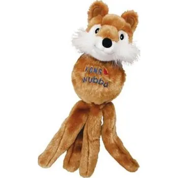 Hračka pro psa Hračka Kong Dog Wubba Friends (medveď - líška - zajac), pískacia, vinyl, S