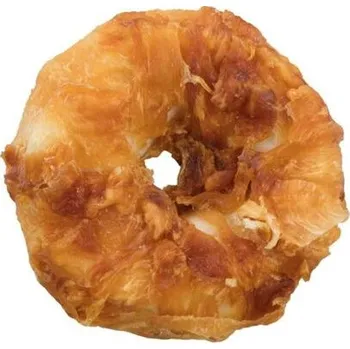 Pamlsek pro psa DentaFun Chicken Chewing Ring, kuřecí kroužek [50 ks], 55 g/ o 6 cm