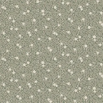 Tapeta Borastapeter Vliesová tapeta na zeď, zelená, květiny, listy, 5716, Orangeri, Borastapeter, velikost 10,05 x 0,53 m