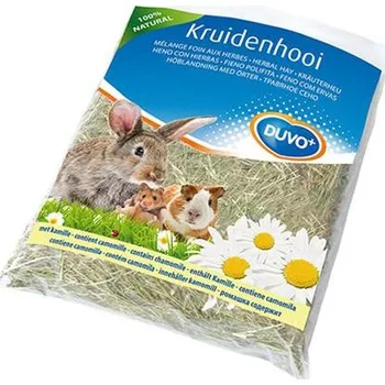Krmivo pro hlodavce Seno DUVO+ bylinkové s harmančekom pre králiky a hlodavce 500 g