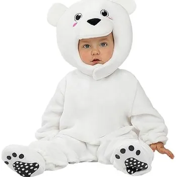 Karnevalový kostým Funiglobal - Kostým polární medvěd pro miminka - 0-6 months