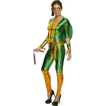 Karnevalový kostým Rubies USA - Dámský kostým sexy Michelangelo (Želvy ninja) - S