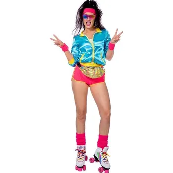 Karnevalový kostým Wilbers - Kostým skejťák z 80. let pro ženy - S-M