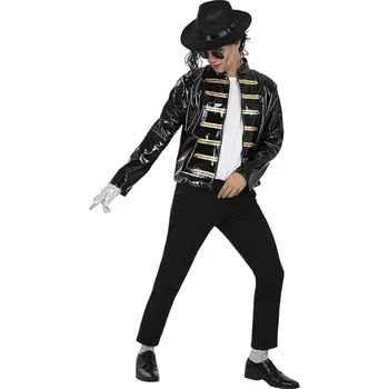 Karnevalový kostým Funiglobal - Černá vojenská bunda Michael Jackson pro dospělé - XS