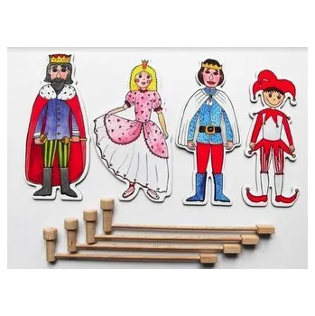 Loutkové divadlo MARIONETINO Komplet Královská sada I