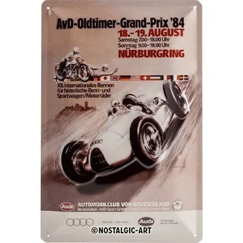 Plechová cedule Plechová cedule Audi - AvD Oldtimer Grand Prinx