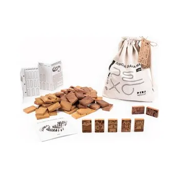 ostatní stavebnice DWOOD Dřevěná stavebnice 3v1 Rošťáci 195 + 5 dílů