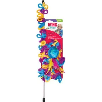 Hračka pro kočku Hračka Kong Cat Teaser Loopz Ukazovadlo s látkovou retiazkou, polyester