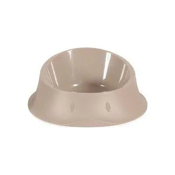Miska pro psa Plastová miska pro psy protiskluzová SMART 0,35l béžová Zolux