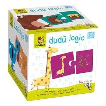 Desková hra LUDATTICA Zvířátka a jejich potrava dětské puzzle 20 dílků