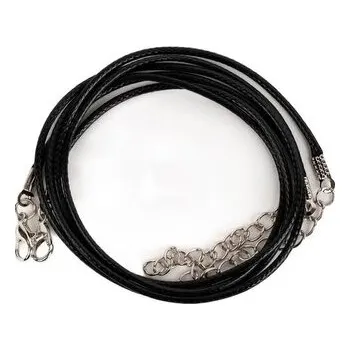 Set školních potřeb Sznurek do naszyjników z zapięciem czarny 2szt