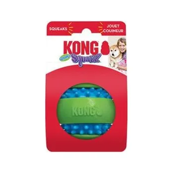 Hračka pro psa Hračka Kong Dog Squeezz Goomz Lopta, TPE, zeleno modrá M