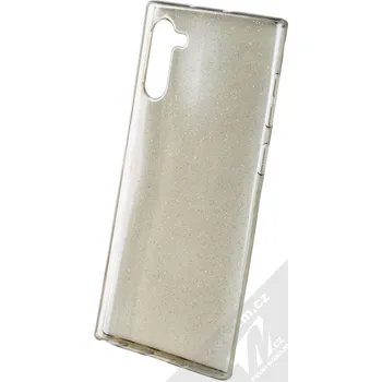 Pouzdro na mobilní telefon 1Mcz Crystal Glitter pouzdro pro Samsung Galaxy Note 10, šedá
