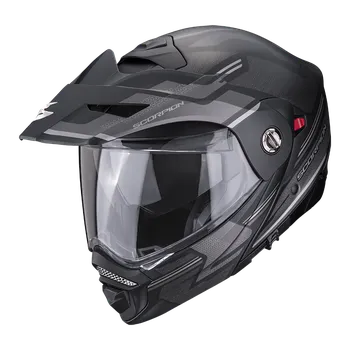 Motodoplněk Moto přilba SCORPION ADX-2 CARRERA matná černo/stříbrná L