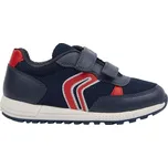 Chlapecké volnočasové boty Geox ALBEN 32 Tmavě modrá, Bílá, Červená