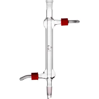 Laboratorní baňka Chladič dle Liebiga s plastovými olivkami DURAN® (Délka (mm): 250, Zábrus : NZ 14/23, Balení (ks): 1)