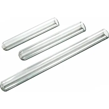 Zkumavka s rovným okrajem (Objem (ml): 5, Vnější průměr (mm): 10-11, Délka (mm): 80, Tloušťkastěny (mm): 0,9, Typ balení: Jednotlivě, Balení (ks): 1)