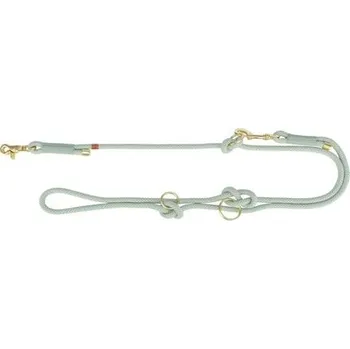 Vodítko pro psa Soft Rope prodlužovací kulaté tkané vodítko, šalvěj/máta L-XL: 2,00 m/ 13 mm