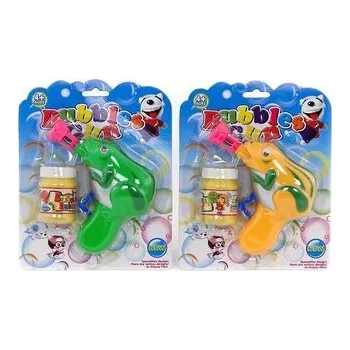 Hra na zahradu Pistolet do baniek mydlanych 21x17cm MIX