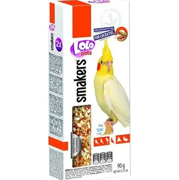Pro ptáka LOLO SMAKERS 2 klasy s arašídy pro korely 90 g
