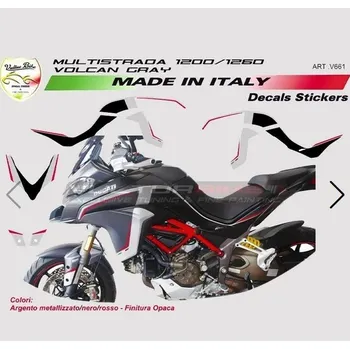 Polep vozidla VULTURBIKE Itálie Sada polepů kompletní grafiky VULTURBIKE pro DUCATI Multistrada 1260/S
