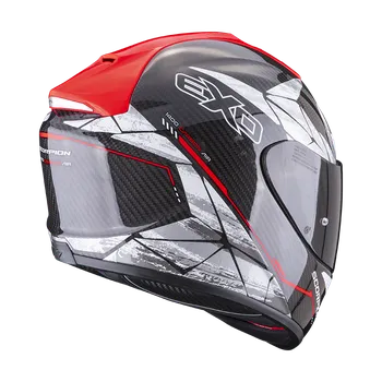 Motodoplněk Moto přilba SCORPION EXO-1400 EVO CARBON AIR ARANEA černo/neonově červená S