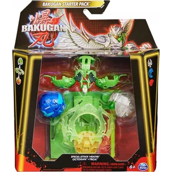 Figurka Bakugan startovací sada speciální útok S6 Ventri Octogan Trox