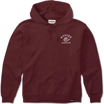 Pánská mikina ETNIES mikina - Slb X Maroon (625) velikost: M