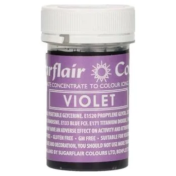 Přisada na vaření a pečení Gelová barva fialová 25g - Sugarflair