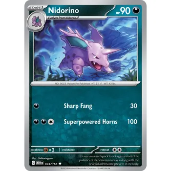 Karetní hra Nidorino MEW 033/165