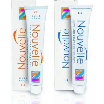 Barva na vlasy Nouvelle Hair Color 100ml - Barva na vlasy Nouvelle Hair Color - barva na vlasy: 4.45 - káva