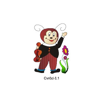 Informační tabulka Samolepky OZNAČENÍ TŘÍD - Cvrčci č.1 8503-51