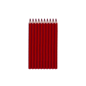 Kresba Pastelky trojhranné KzL Lak červená tm. 10 ks 71616-07