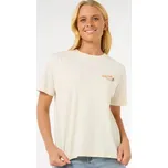 RIP CURL triko - Cala Vadella Relaxed Tee Bone (3021) velikost: L