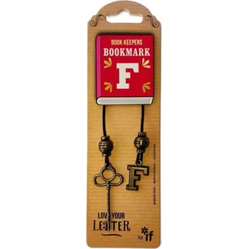 Set školních potřeb Book Keepers zakładka do książki litera F
