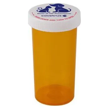 Lékovka šroubovací, plastová, žlutá 75ml 10ks CVET