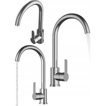 Vodovodní baterie Kuchyňská baterie stojánková Granitan PRESTIGE PLUS stříbrná