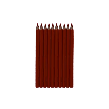 Kresba Pastelky trojhranné KzL Lak červenohnědá 10 ks 71650-30