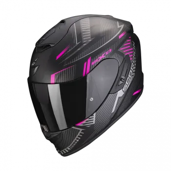 Motodoplněk Moto přilba SCORPION EXO-1400 EVO AIR SHELL matná černo/růžová XS