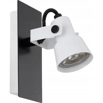 Nástěnné svítidlo Nástěnné svítidlo Eglo bílé, černé GU10 5 W