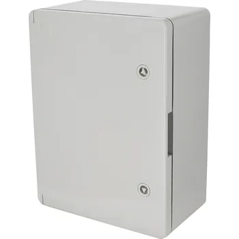 Rozvaděč HOROZ rozvodnice elektrická skříň n/t 400x300x170 mm IP65 IK10 bílá